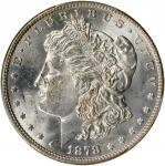 1878 Morgan Silver Dollar. 7/8 Tailfeathers. Strong. Unc Details--Altered Surfaces (PCGS).