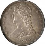 1839 Capped Bust Half Dollar. Reeded Edge. HALF DOL. GR-5. Rarity-2. Large Letters. EF-45 (PCGS).
