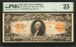 Fr. 1187m. 1922 $20  Gold Certificate Mule Note. PMG Very Fine 25.