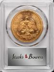 MEXICO. 50 Pesos, 1930. Mexico City Mint. PCGS Genuine--Wheel Mark, Unc Details Gold Shield.
