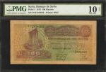 SYRIA. Banque de Syrie. 100 Piastres, 1919. P-4. PMG Very Good 10 Net. Repaired.