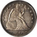 1841 Liberty Seated Silver Dollar. OC-2. Rarity-1. VF-35 (PCGS).