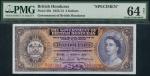Government of British Honduras, specimen $2, 1st March 1956, serial number H/I 025001 to 075000, pur