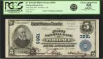 Florence, Alabama. $5 1902 Plain Back. Fr. 600. The First NB. Charter #3981. PCGS Currency Choice Ab