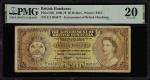 BRITISH HONDURAS. Government of British Honduras. 20 Dollars, 1961. P-32b. PMG Very Fine 20.