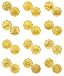 1993-2004年生肖纪念金币1/2盎司梅花形一组12枚 完未流通