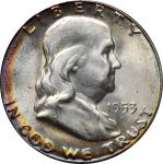 1953-S Franklin Half Dollar. MS-64 (NGC).