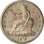 1875-S/CC Trade Dollar. Type I/I. FS-501. AU-55 (PCGS).