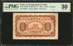 民国九年中华汇业银行壹圆。 CHINA--FOREIGN BANKS. Exchange Bank of China. 1 Dollar, 1920. P-S304b. PMG Very Fine 3