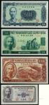 15344，1951、53年越南民主共和国20、500、1000、5000盾纸钞