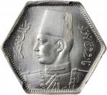 EGYPT. 2 Piastres, AH 1363//1944. London Mint. PCGS SPECIMEN-67 Gold Shield.