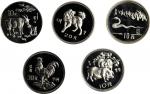 1981-1992年生肖纪念银币15克一组12枚 近未流通