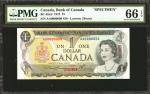 CANADA. Bank of Canada. 1 to 100 Dollars, 1969-75. BC-46aS to BC-52aS. Specimens. PMG Gem Uncirculat