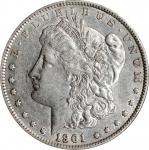 1901 Morgan Silver Dollar. EF-45 (NGC).