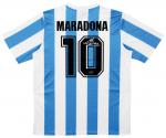 足坛巨星迭戈·马拉多纳 亲笔签名球衣