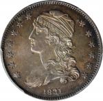 1831 Capped Bust Quarter. B-1. Rarity-3. Small Letters. MS-64+ (PCGS).