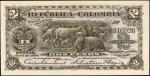 COLOMBIA. Republica de Colombia. 2 Pesos. April 1904. P-310.