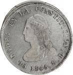 ECUADOR. 4 Reales, 1855-QUITO GJ. Quito Mint. PCGS Genuine--Cleaned, EF Details.