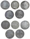 Charles II (1660-85), Crowns (2), 1662, struck en medaille, first laureate and draped bust right, ro