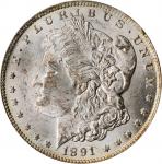 1891-CC Morgan Silver Dollar. MS-62 (PCGS). OGH--First Generation.
