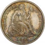 1862 Liberty Seated Dime. MS-66+ (PCGS). CAC.