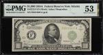 Fr. 2212-F. 1934A $1000 Federal Reserve Note. Atlanta. PMG About Uncirculated 53.