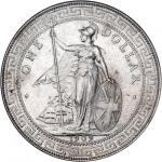 GREAT BRITAIN. Trade Dollar, 1909-B. NGC MS-64.