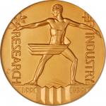 1933 Century of Progress International Exposition. Official Medal. Bronze. Bright Golden Finish. MS-