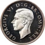 1937年英国壹圆银币。伦敦造币厂。GREAT BRITAIN. Crown, 1937. London Mint. George VI. PCGS PROOF-65 Cameo.