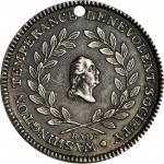 (C. 1840-1850s) Washington "Tyrant Alcohol" medal. Silver. 20.8 mm. Musante GW-163, Baker-332, Reede