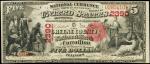 Carrollton, Illinois. $5 1875. Fr. 404. The Greene County NB. Charter #2390. PMG Very Fine 30.