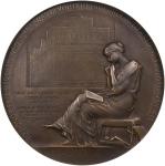 FRANCE. 1909 50th Anniversary of Cooper Union Medal. By Louis-Oscar Roty, Struck by Tiffany & Co. Br