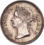 Hong Kong, 5 cents, 1901, NGC MS 62, NGC Cert. #3957229-012.