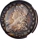 1828 Capped Bust Half Dollar. O-117. Rarity-1. Square Base 2, Small 8s, Large Letters. MS-64 (NGC).