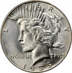 1935 Peace Silver Dollar. MS-66+ (PCGS). CAC.
