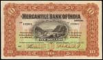 HONG KONG. Mercantile Bank of India. $10, 29.11.1941. P-236e.