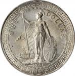 1901-B年英国贸易银元站洋一圆银币。孟买铸币厂。 GREAT BRITAIN. Trade Dollar, 1901-B. Bombay Mint. Victoria. PCGS MS-65+ G