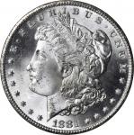 1881-CC GSA Morgan Silver Dollar. MS-64 (NGC).