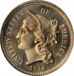 1879 Nickel Three-Cent Piece. Proof-66 Cameo (PCGS). CAC.