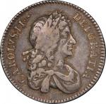 Great Britain. 1668. Silver. PCGS VF35. VF. Shilling. Charles II Silver Shilling