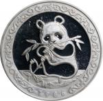 1986年香港钱币博览会银章（12 盎司）。熊猫系列。CHINA. Hong Kong Coin Expo Silver Medal (12 Ounces), 1986. Panda Series. 