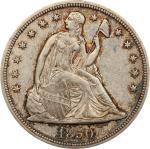 1850-O Liberty Seated Silver Dollar. OC-1, the only known dies. Rarity-2. AU-53 (PCGS).