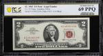 Fr. 1513. 1963 $2 Legal Tender Note. PCGS Banknote Superb Gem Uncirculated 69 PPQ.