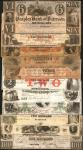 Lot of (11) Obsolete Banknotes from the Northeast. Good to Choice Uncirculated.