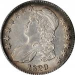 1829 Capped Bust Half Dollar. O-118. Rarity-4+. Small Letters. AU-53 (PCGS).