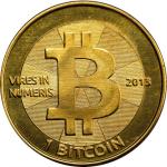 2013 Casascius 1 Bitcoin (BTC). Loaded. Firstbits 13HWW1rG. Series 2. Brass. 28.5 mm. MS-67 (PCGS).