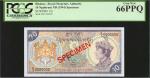 1985及1994年不丹皇家金融管理局10努尔特鲁姆。样张。PCGS Currency Gem New 66 PPQ & Superb Gem 68 PPQ.