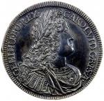 World Coins - Europe. AUSTRIA: Karl VI, 1711-1740, AR thaler, 1724, KM-1617, nice deep bluish toning