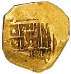 SPAIN, Seville, gold cob 1 escudo, Philip III, assayer not visible.
