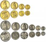 NGC MS63-MS65 | Victoria (1837-1901), Golden Jubilee Specimen Currency Set, 1887 (10), Five-Pounds t